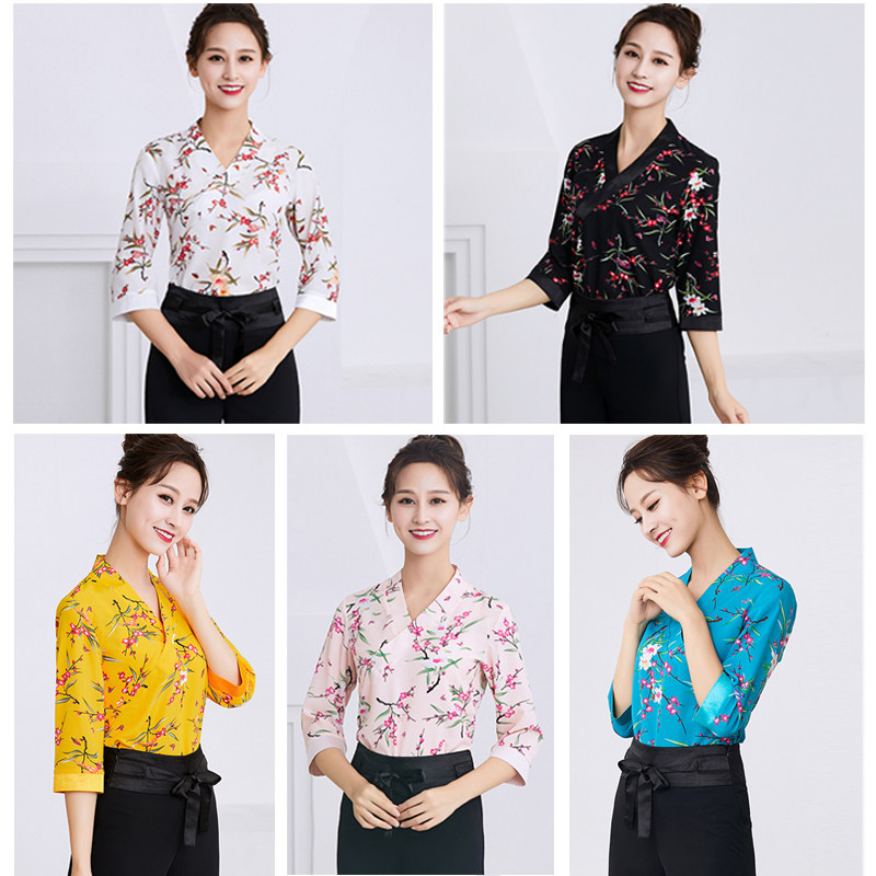 Tangyue Spring Summer Foot Healing Shop Working Suit Women Suit Technician Served Foot Bath Beautician Beauty Salon Beauty Salon SPA