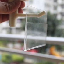 Double-line hook price brand round hole suspension price card hole board groove board adhesive hook price brand store hanging sign