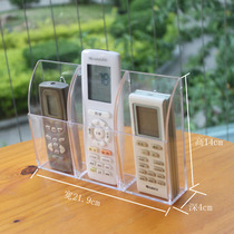 Wall hanging air conditioner remote control storage shelf hotel home TV remote control rack fixed box storage rack hanging wall