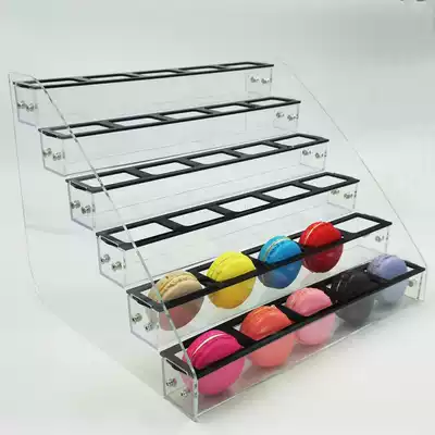 2-6 layers macaron stepped display stand macaron high display stand acrylic macaron display stand