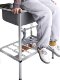 Kitchen Stainless Steel Sink Single Bowl Dishwashing Sink with Stand, Household Thickened Sink, Outdoor Handwashing Basin
