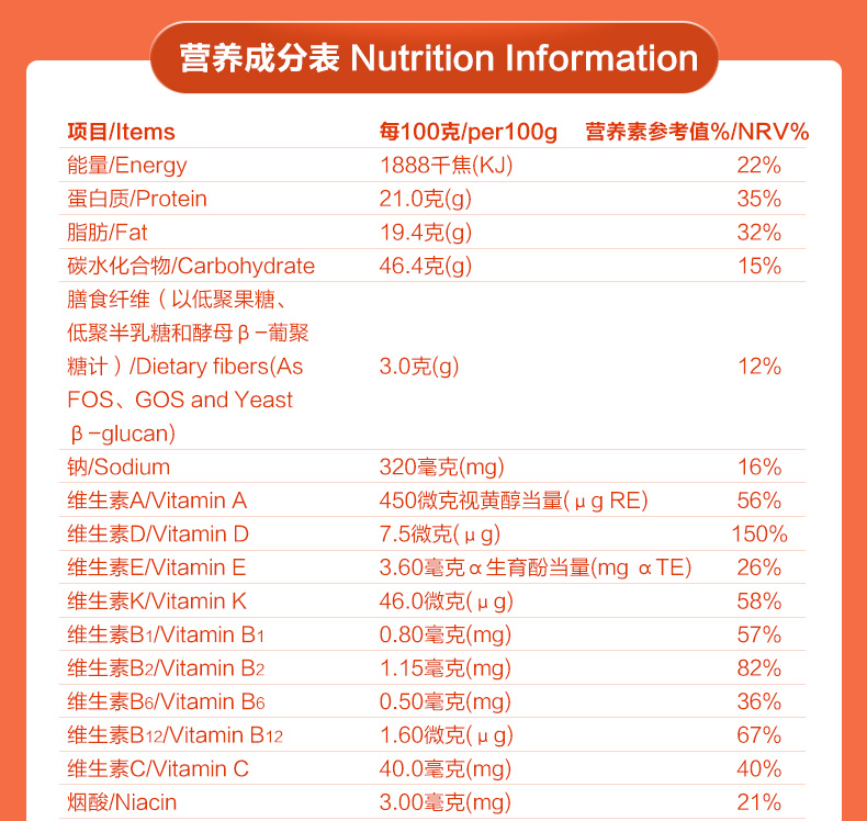 邓超同款！蒙牛干饭娃M8儿童奶粉800g