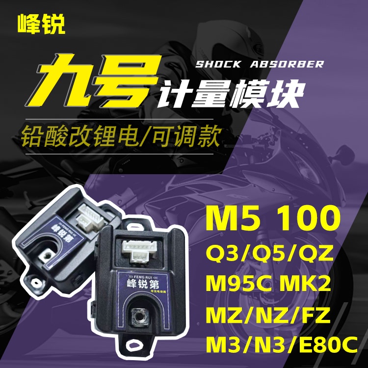 Suitable for Ninebot M5 100/M395Cmax Flash Rider/E80C Metering Module Lead-Acid to Lithium Battery Conversion with Charging Animation