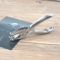 Handheld hole punch single hole punch small hole punch stationery binding A4 work multi-function loose-leaf book students