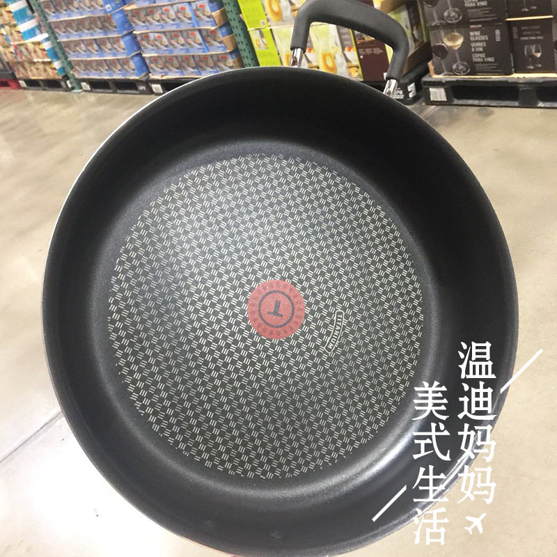 American Straight Mail T FAL Tford Red Dot Pan Flat Bottom Nonstick Pan Frying Pan Frying Pan 5 5qt 5 2 Liters