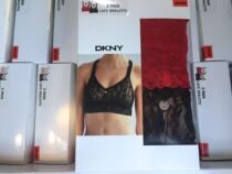 American direct mail D * KNY womens lace underwear Y-shaped strap without steel ring bra 2 pieces
