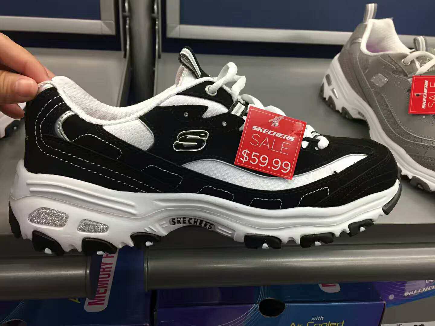 United States Direct mail Skechers SKECHERS DLites stars with the same retro little running shoes Panda Shoes