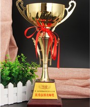  Hot-selling metal trophy Dance sports gold-plated craft gift unit School event Business event custom decoration