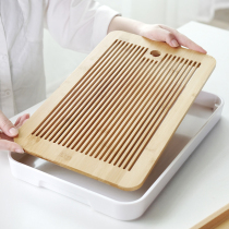 Home minimalist kung fu tea set Tea Tray Set mini water storage melamine dry bubble small tea table Japanese bamboo tea tray