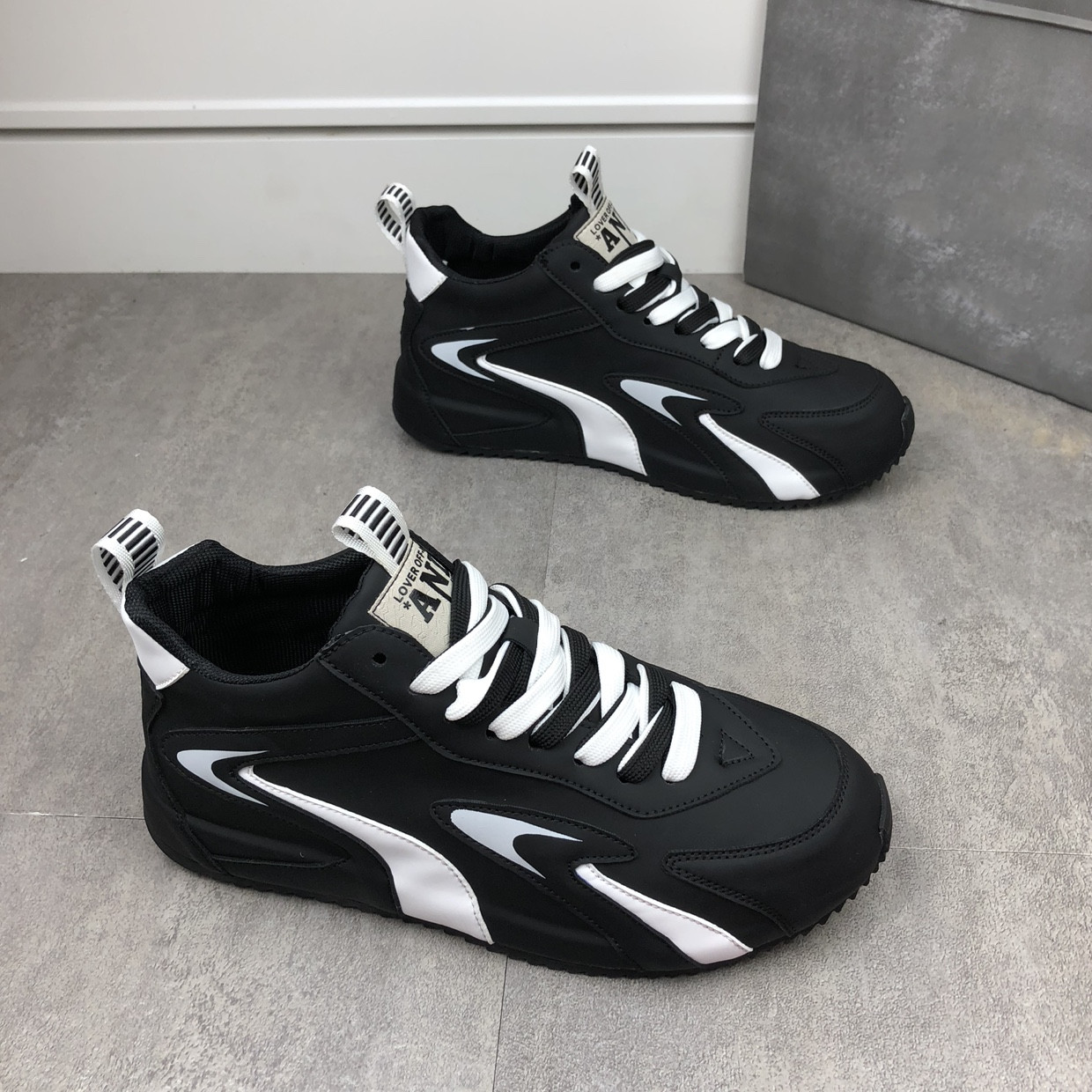 Hong Kong's same Supreme men's shoes all-match sports casual shoes bag-soled dad shoes high-top sneakers