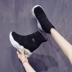 Giày thun nam nữ 2019 mới hè hè lưới đỏ high-top giày cao thoáng khí tăng siêu cháy giày cũ thủy triều - Giày cao gót giày thể thao cao cổ nữ Converse Giày cao gót