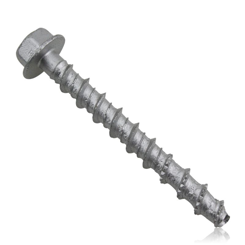 Hexagonal flange head with pad concrete thread self-cutting anchor bolt drilling cement bottom self-tapping expansion screw bolt