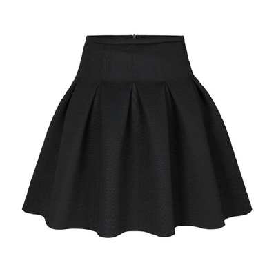 2020秋冬韩版高腰显瘦百褶短裙