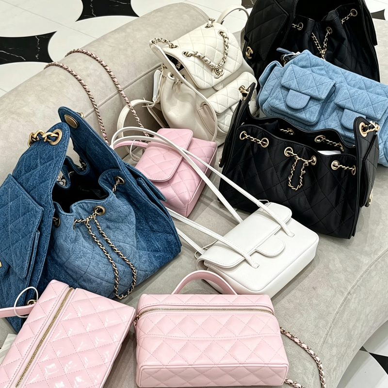 All Original Mixed Styles~New Model 25Bag Cowhide Hobo Garbage Bag Lp Box Bag 26S Baguette Shoulder Crossbody Women's Bag