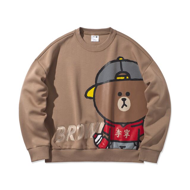 Li Ning 20 ລະດູຫນາວຂອງແມ່ຍິງຄໍຕະຫຼອດ pullover sweatshirt AWDQB10-2-3-1