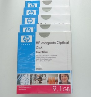 HP magnetic discs HP disks 9 1GB C7983A (4096 byte sectors) 5 25 inch