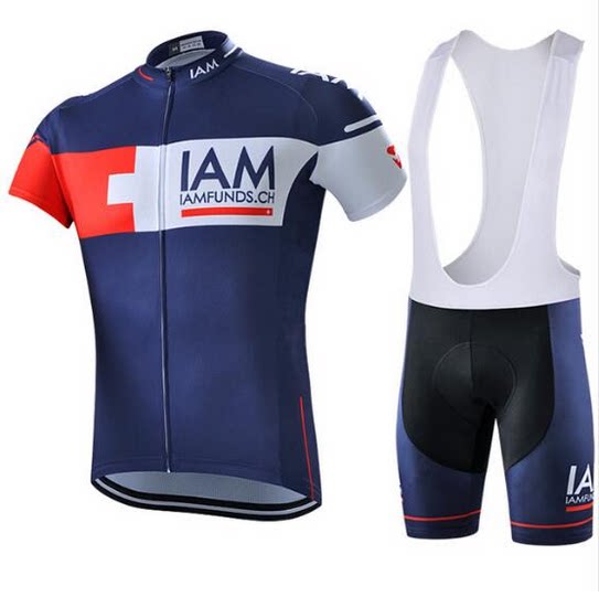 IAM cycling suit short sleeve suit summer sucking sweat mountain road bike breathable silicone cushion can be customized