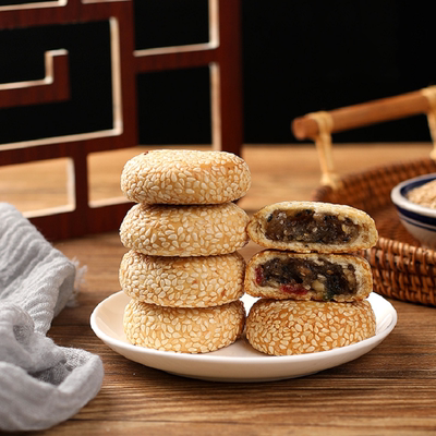 【安徽特产】送福麻雀麻饼500g