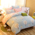 Mùa thu và mùa đông dày chà chà chăn đơn mảnh 150x200x230 đơn bìa mùa đông 1,5 / 1,8 mét khăn trải giường đôi chăn drap Quilt Covers