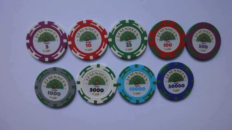 14g đất sét Texas Holdem chip baccarat mạt chược / lúa mì tăng vọt chip / chip sử dụng nhà - Các lớp học Mạt chược / Cờ vua / giáo dục