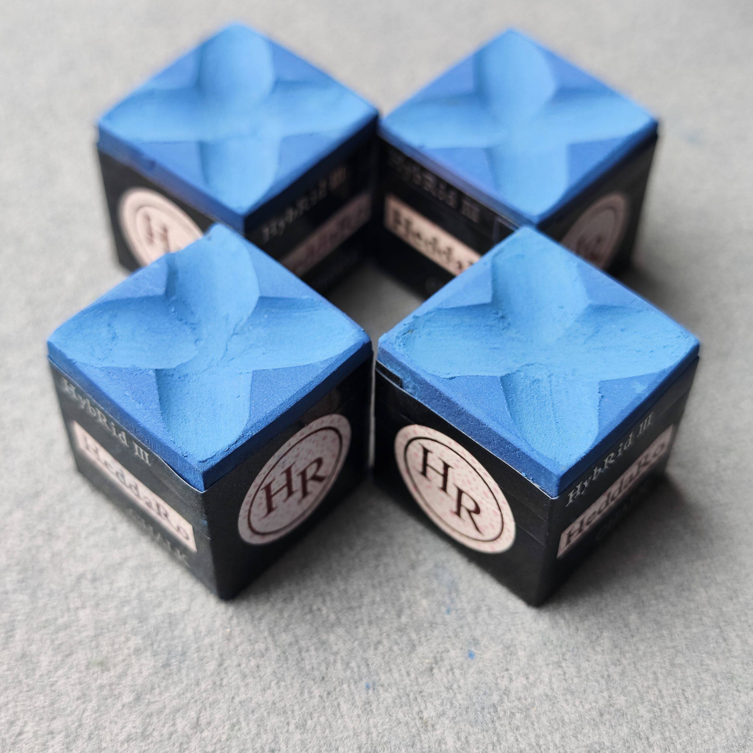 Мел для кия 主播手工磨十字花巧克粉 hr伯威紫粉中八九球