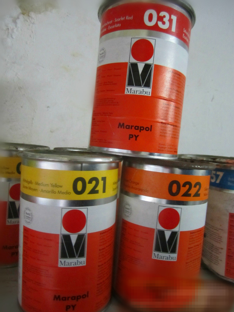 Screen printing pad printing ink German Malay Po ink plastic PP PVC ABS ink PY022 orange