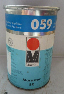 German original imported Marabu MARABU Malaybao screen printing pad printing ink SR059 blue