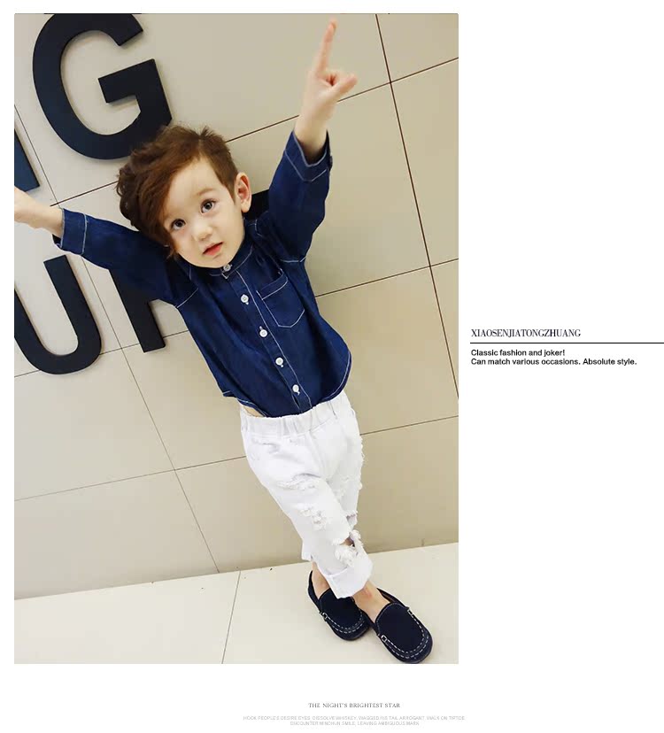 Chemise enfant à manche longue - Ref 2083686 Image 34