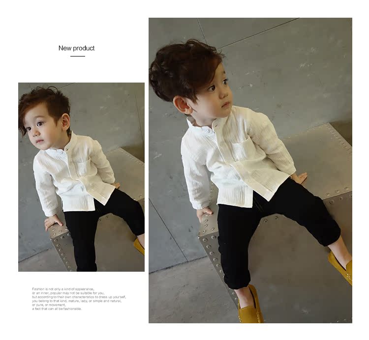 Chemise enfant à manche longue - Ref 2083230 Image 33