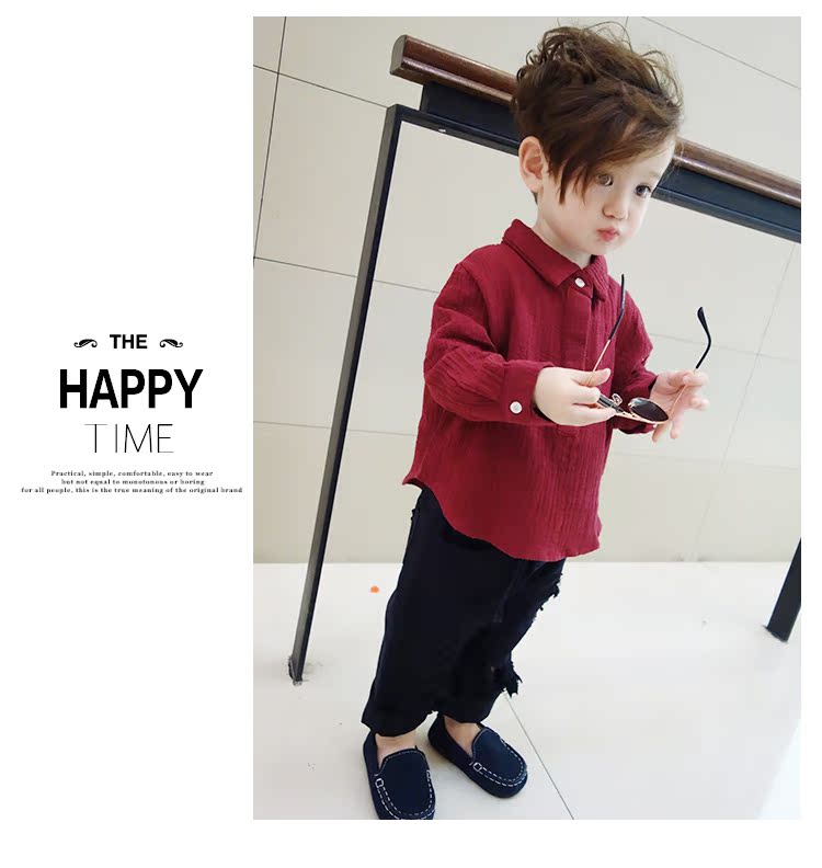 Chemise enfant à manche longue - Ref 2083218 Image 32