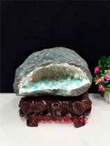 Natural selenium calcium stone rough ornaments Emerald mineral crystal specimens strange stone ornamental stone collection fine ornaments