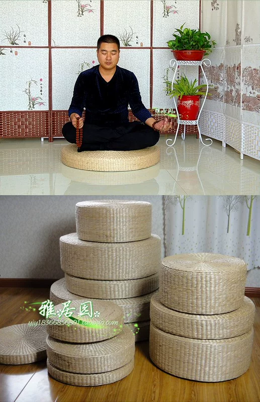 Phật Yoga lao futon handmade đệm thiền đệm pad chơi Baidian dày Zen thiền cửa sổ dày - Ghế đệm / đệm Sofa