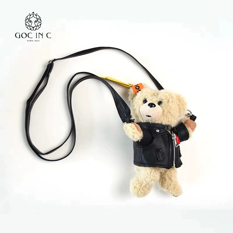 GOC IN C Ôm gấu sạc kho báu Gấu điện di động sang trọng búp bê dễ thương món quà sinh nhật thủy triều di động - Ngân hàng điện thoại di động
