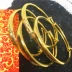 Thời gian dài không phai vàng 24K mạ vàng trang sức chính hãng 999 Việt Nam mô phỏng vòng tay vàng giả nữ trang sức tỳ hưu vàng Vòng đeo tay Cuff