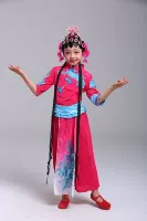 Qiaohua Dan Pear Garden Dance Trang phục trẻ em Trang phục Bắc Kinh Opera Xiaohua Dan Mulan Trang phục biểu diễn Opera trang phục động vật biển cho bé yêu
