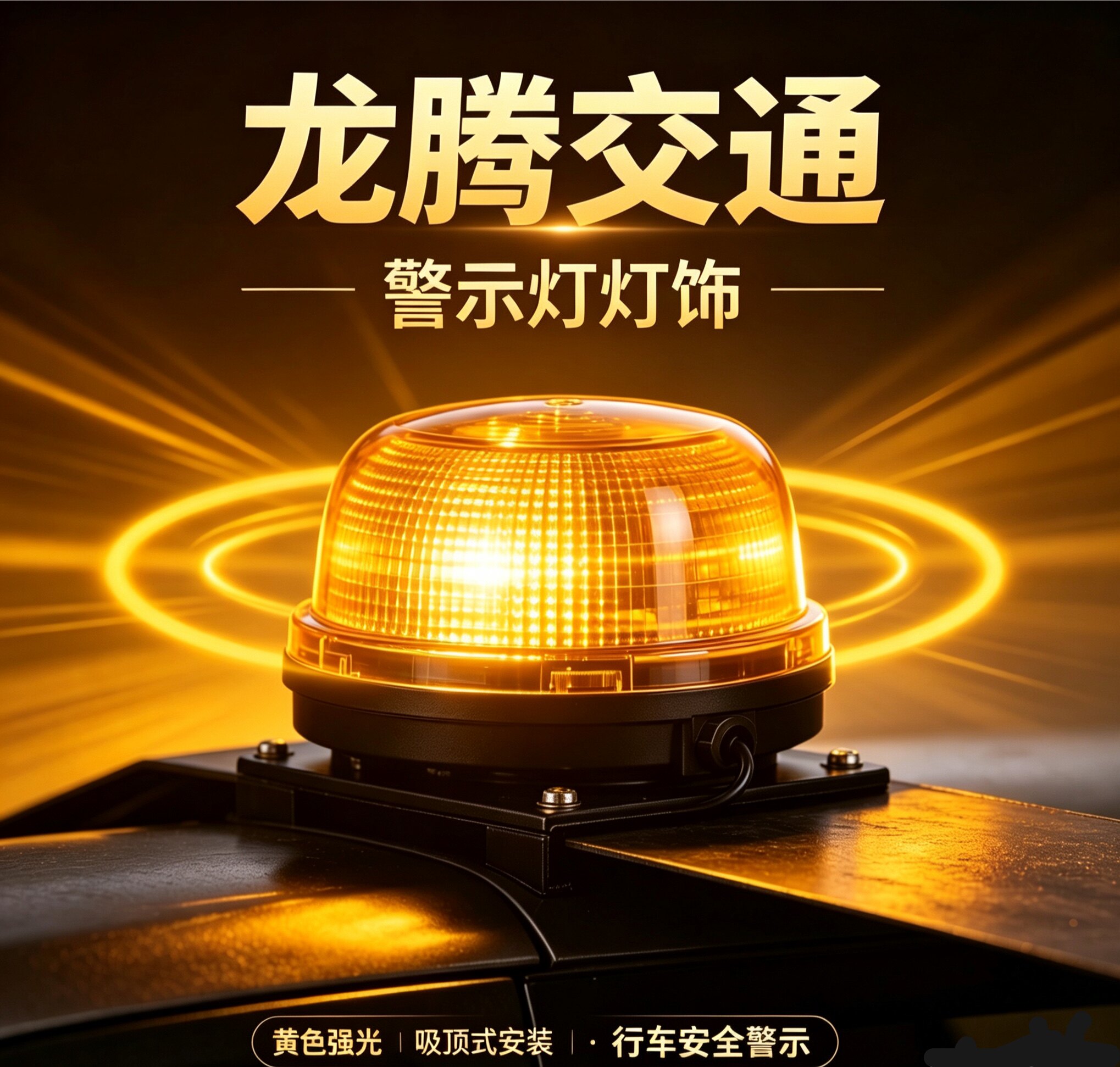 龙腾交通警示灯灯饰的LOGO