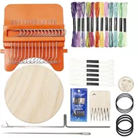 Mini Darning Loom Machine DIY Apparel Small Weaving Loom