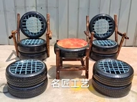 Граффити черный стол и набор стула