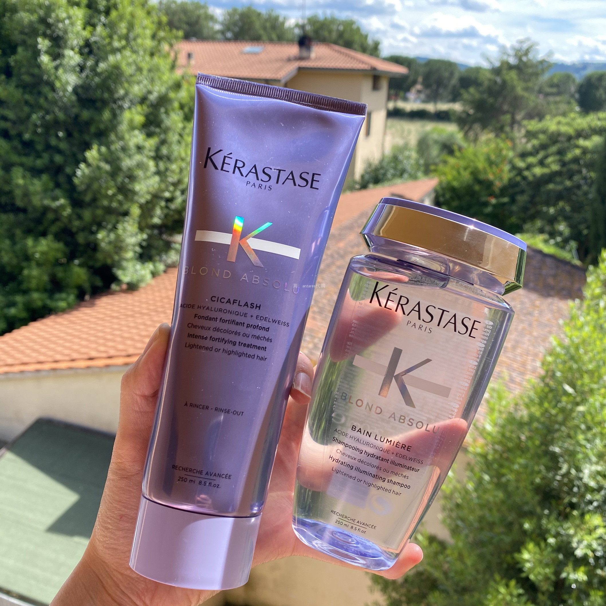 (Spot) Paris Cathro uric acid bright curd crystal through bleaching and dyeing repair wash water conditioner combination