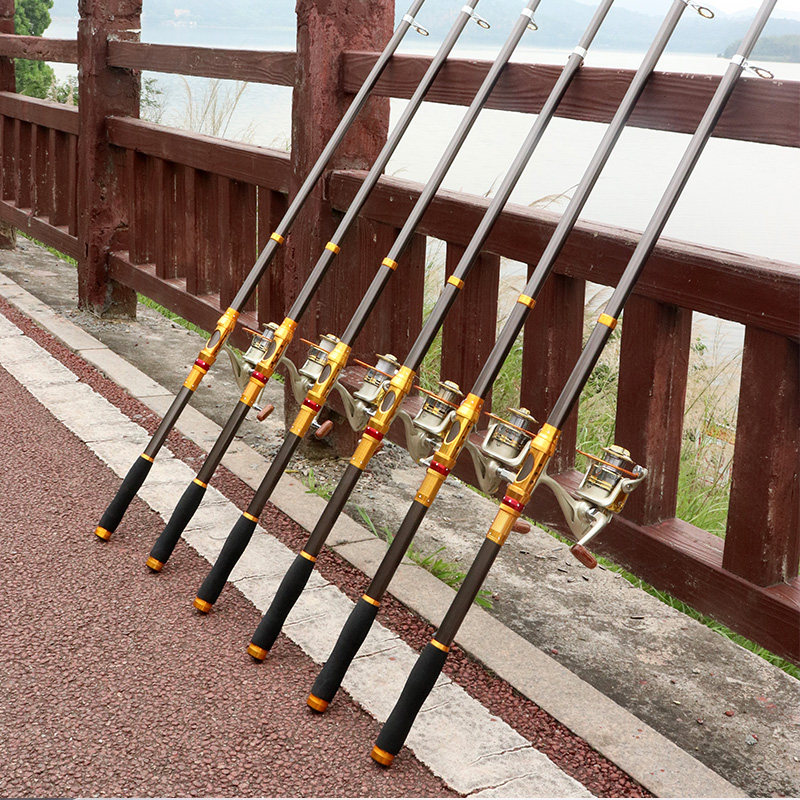 Metal Fishing Wheel Sea Rod Fishing Rod Sea Rod Sea Rod Set Special Price Carbon Super Hard Far Throw Rod Throw Rod Sea Fishing Rod