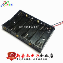 Battery box 6 Section 5 number six Section 5 AA 6 Section 9v 9v 9 Volt without lid wire brand new