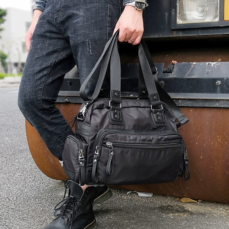 Hong Kong I Tgreg handbag male oxford cloth travel bag single shoulder bag waterproof sports fitness diagonal satchel bag