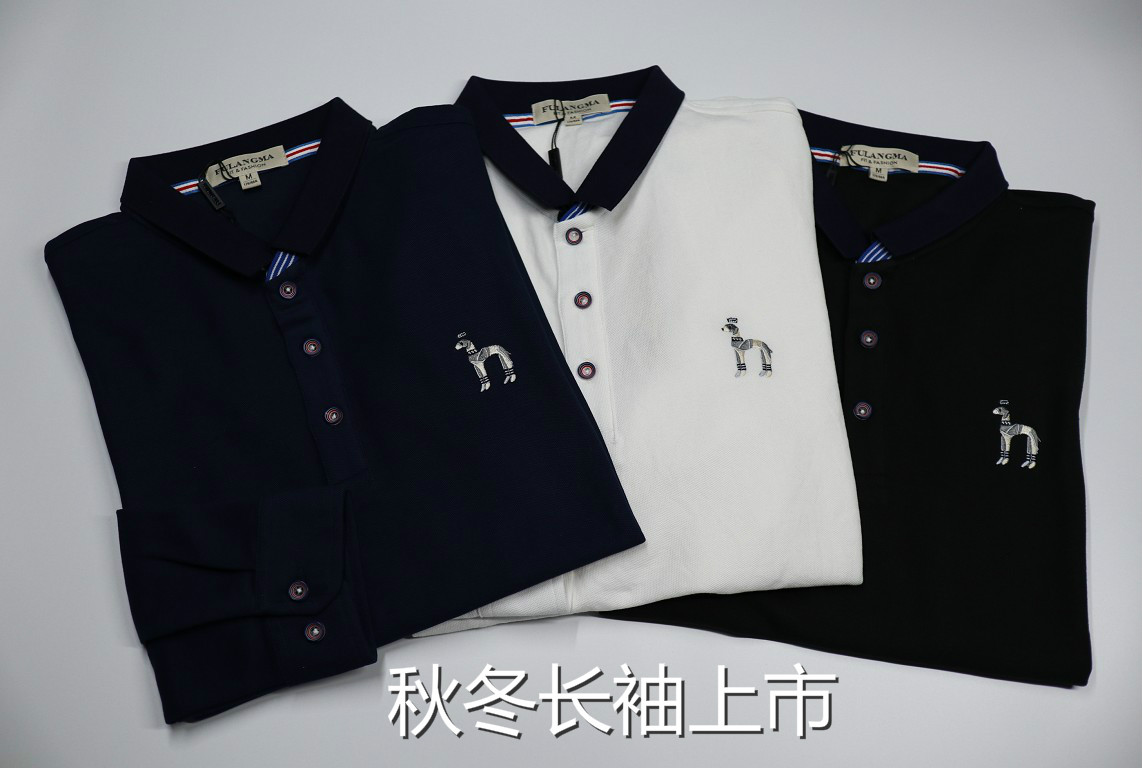 Chất lượng cao cotton ngắn tay áo thun nam ve áo thêu áo thun rộng kích thước áo polo dài tay áo sơ mi áo thun nam có cổ lacoste