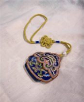 Manchu fire sickle auspicious clothing belt accessories emperor and prince belt records of the Forbidden City Qing Palace Building Office made by the inner court