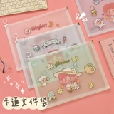 Мультяшные милые канцтовары для папок для школьников, пластиковая вместительная и большая папка