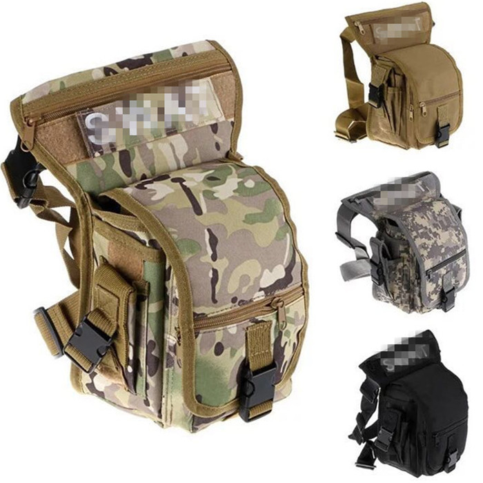 Outdoor camouflage tactical multifunctional leggings bag cycling sports accessory belt bag waterproof Lua storage bag