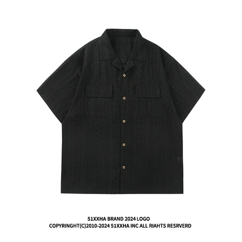 Небольшая дизайнерская летняя дышащая трикотажная рубашка в стиле хип-хоп для влюбленных, в американском стиле, тренд сезона