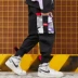 51 hip hop nam và nữ Châu Âu và Mỹ công việc đường phố quần thủy triều thương hiệu quần hip hop lỏng lẻo cá tính quốc gia ngụy trang quần dài quần gió nam Quần làm việc