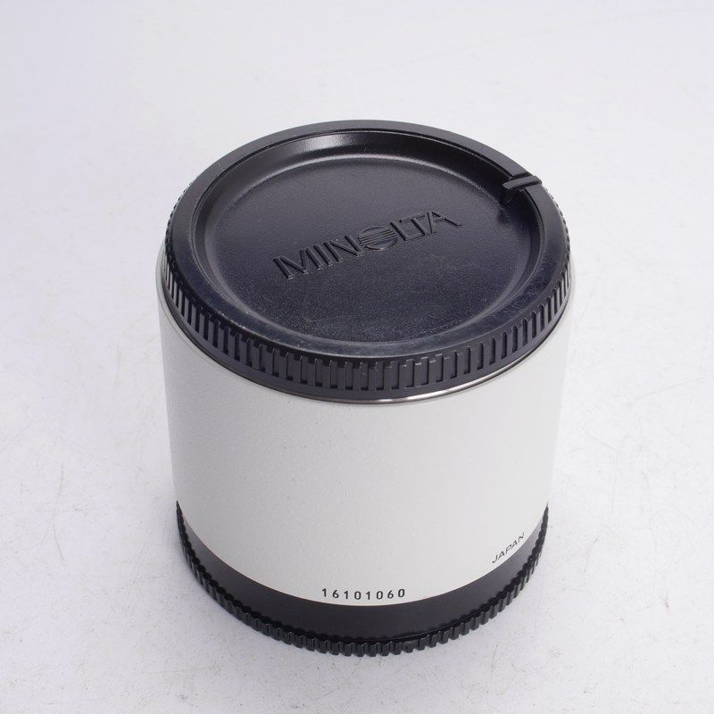 美能达MINOLTA APO II AF 2X TELE CONVERTER-II，97新白色增倍镜，摄影