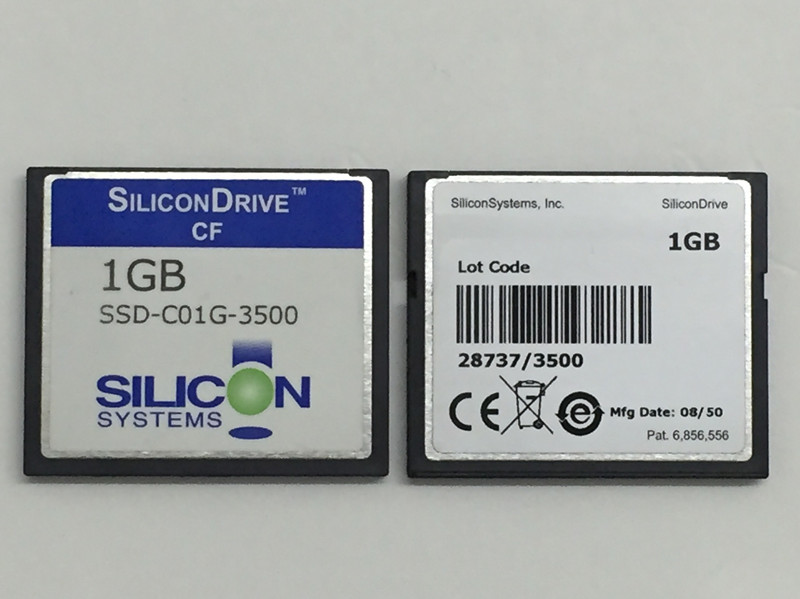 Silicondrive 1G CF Card SILICONDRIVE SSD-C01G-3500 Industrial Equipment